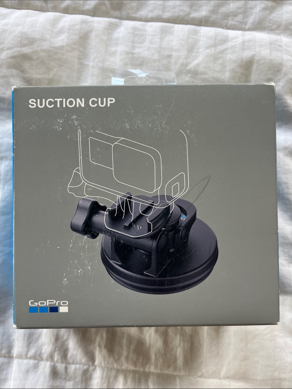 GoPro Black Suction Cup Mount with Quick-Release Adapter